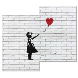 Obraz 80x70 Banksy Dziewczynka z balonikiem