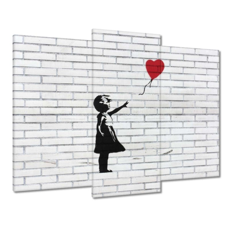 Obraz 90x70 Banksy Dziewczynka z balonikiem