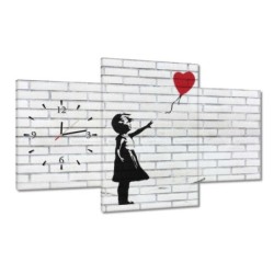 Zegar 100x60 Banksy...