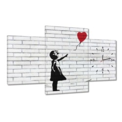 Zegar 100x60 Banksy...