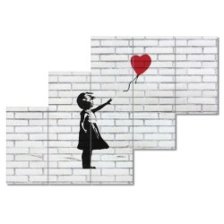 Obraz 150x105 Banksy Dziewczynka z balonikiem