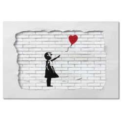 Obraz 120x80 Banksy Dziewczynka z balonikiem