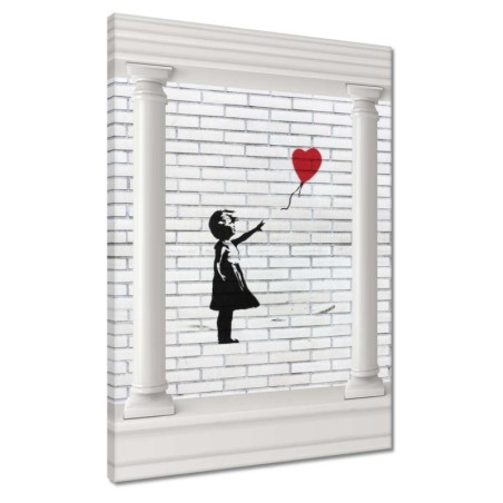 Obraz 50x70 Banksy Dziewczynka z balonikiem