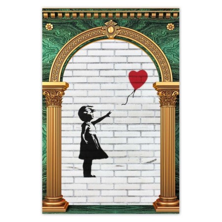 Plakat 80x120 Banksy Dziewczynka z balonikiem