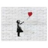 Plakat 135x100 Banksy Dziewczynka z balonikiem