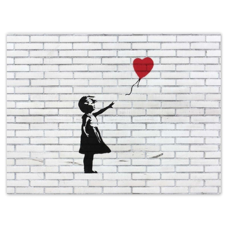 Naklejka 40x30 Banksy Dziewczynka z balonikiem