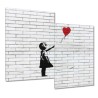 Obraz 80x70 Banksy Dziewczynka z balonikiem