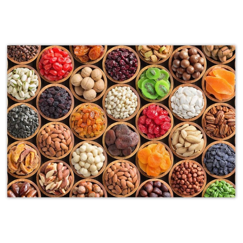 Plakat 120x80 Bakalie Orzechy Suszone owoce